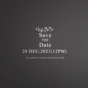 Events and Wedding Invitation / After Wedding Thank You Video